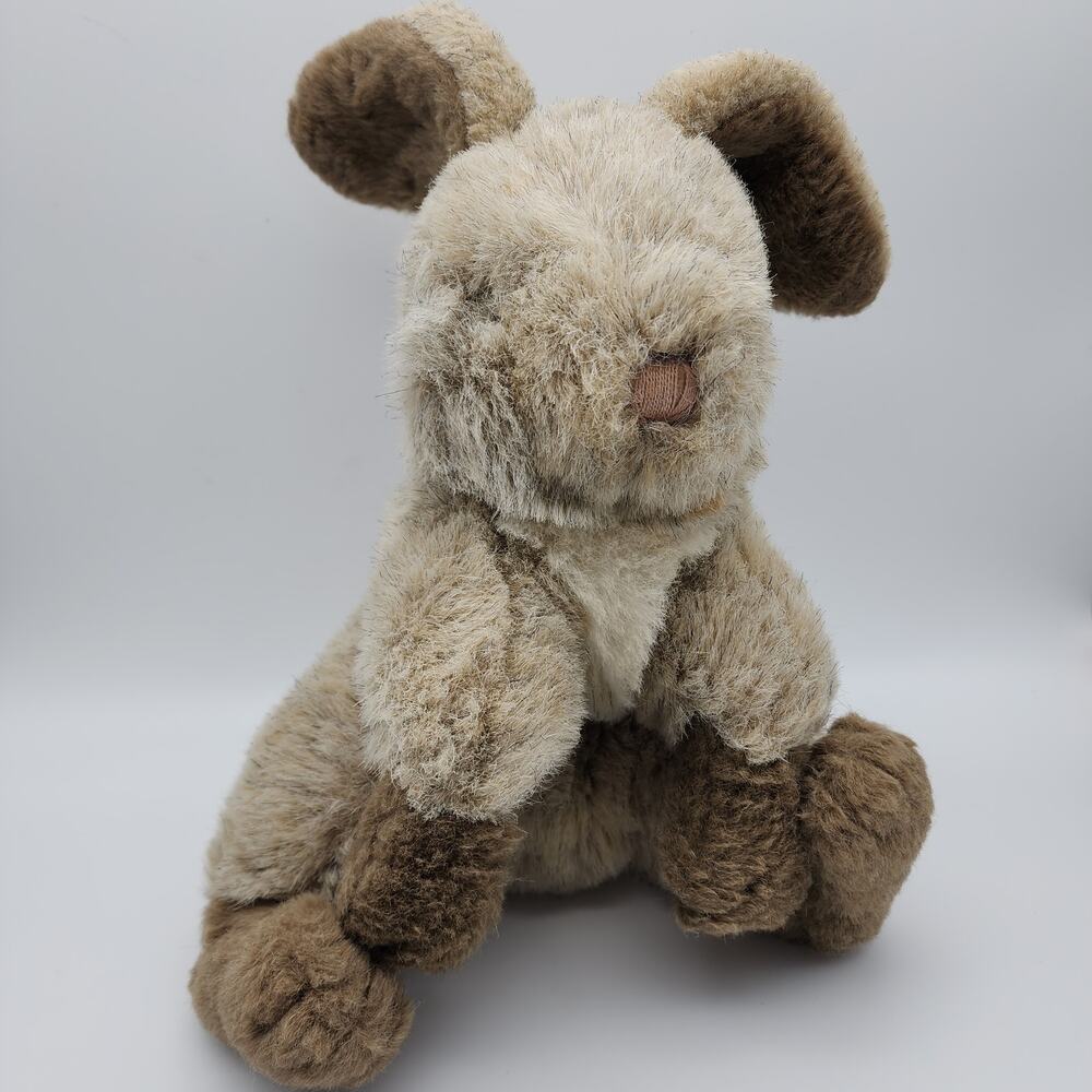 Gund Collectors Classics Brown Bunny Rabbit Plush 15" Soft Fur Bent Arms Vintage